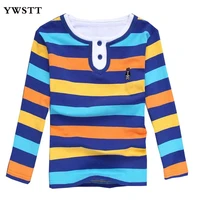 brand boys polo shirts long sleeve stripe 2018 spring autumn long children polo shirts school uniform clothing baby boy clothes