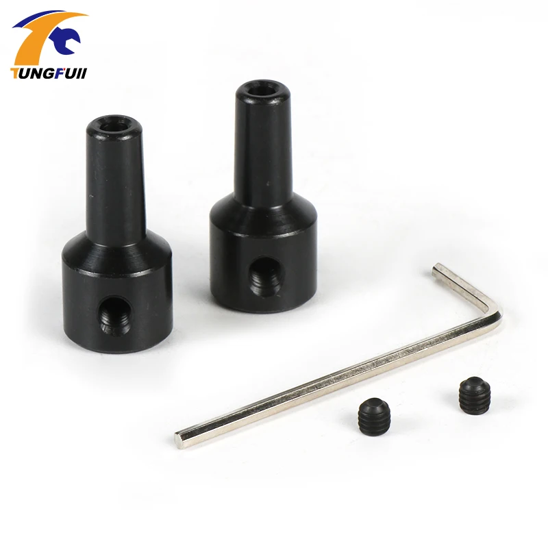 2pcs 4mm Мини-дрель Пресс применимо к валу двигателя Шатун 4/5/6/8 мм+ горячая электрическая дрель шлифовальная Мини сверлильный патрон без ключа Dr - Цвет: 2pcs 4mm