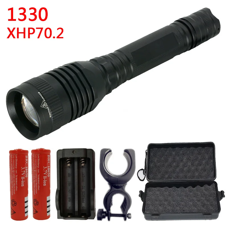 Option E Тактический светодиодный фонарик Litwod Z20 CREE XLamp XHP70.2 32 Вт с чипом 18650 3200lm мощный зум для охоты светильник - Испускаемый цвет: Option E