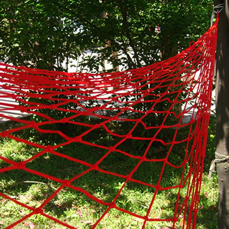 Открытый гамак портативный Одиночная сетка дорожный с веревкой 9 нитей