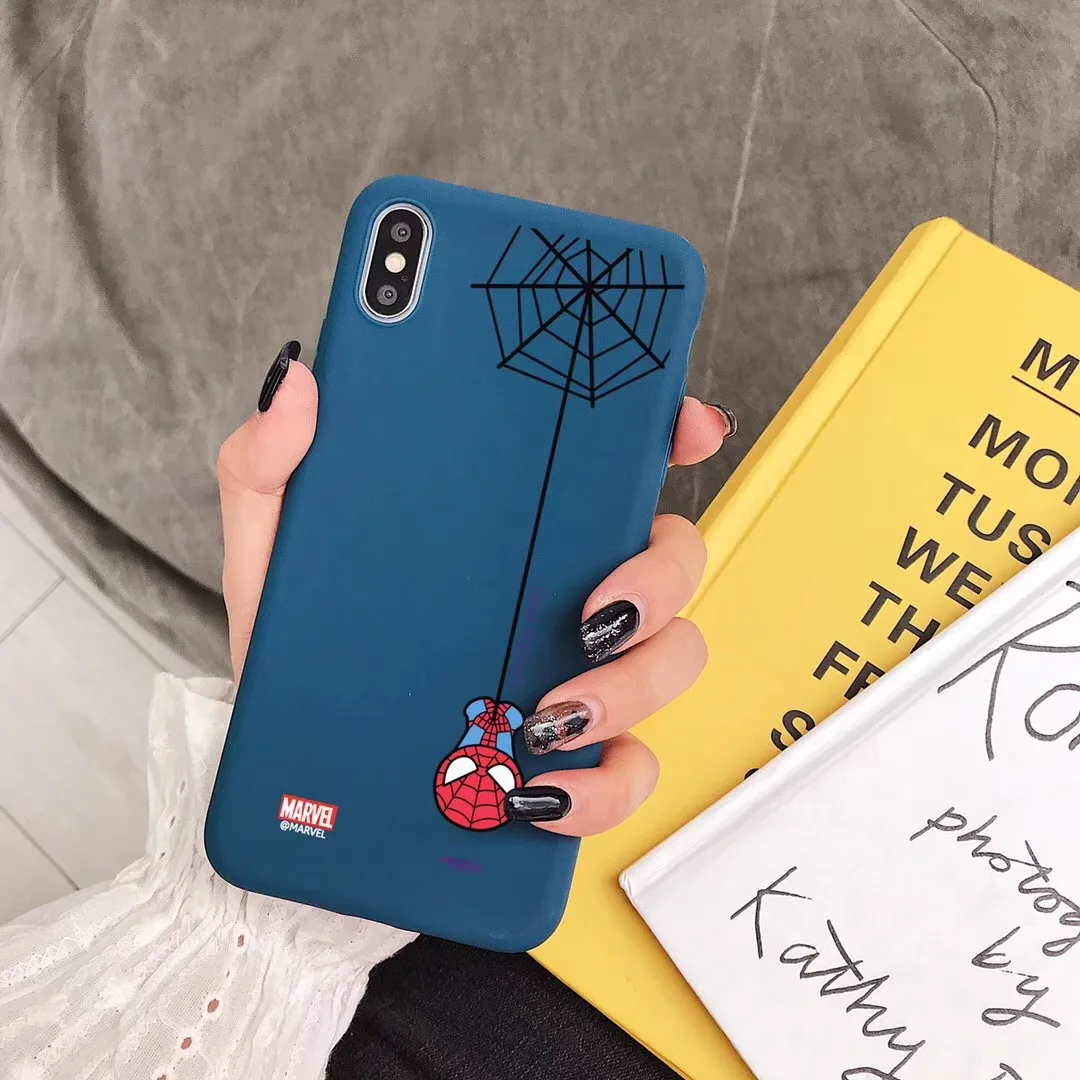 Крутой Марвел Человек паук-Гвен чехол для телефона iphone Xs 11 pro MAX XR X 6 6s 7 8 plus пара