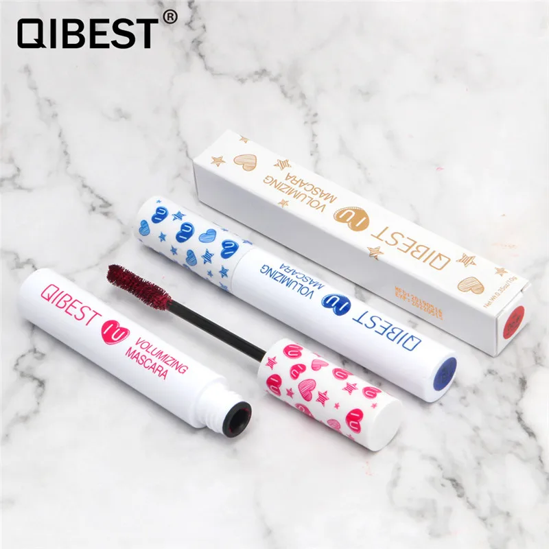 Цветная тушь для ресниц долговечная многоцветная макияж глаз черный коричневый