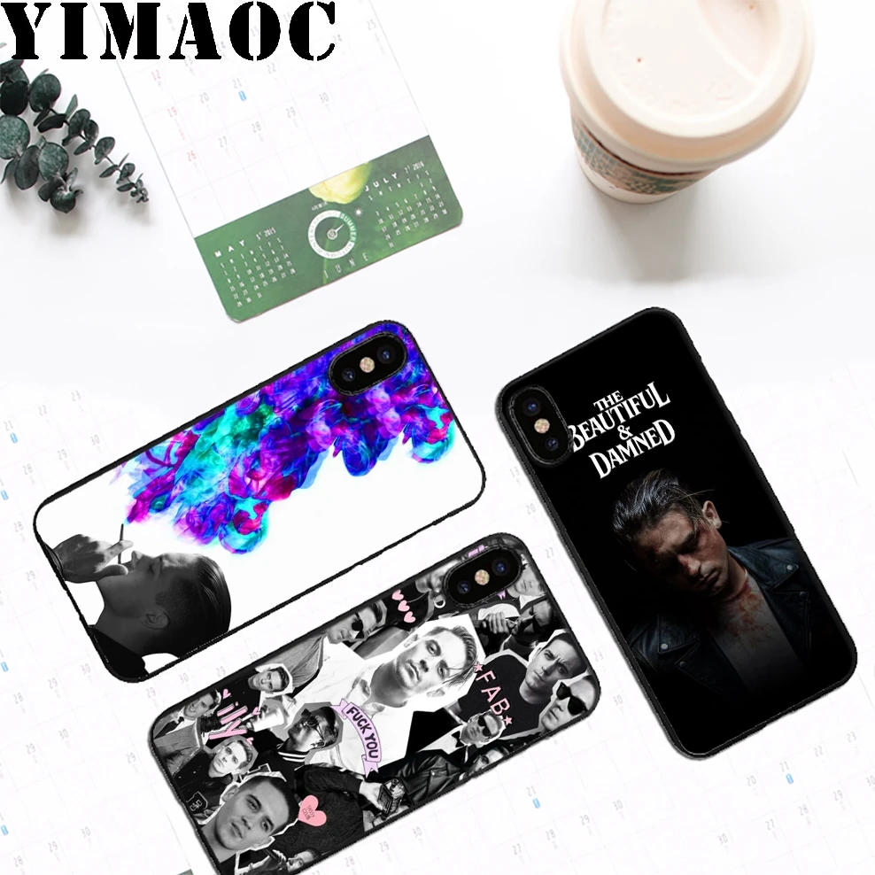 YIMAOC G Легкое Охлаждение Мягкий силиконовый чехол для iPhone 11 Pro Xr Xs Max X или 10 8 7 6 6S Plus 5