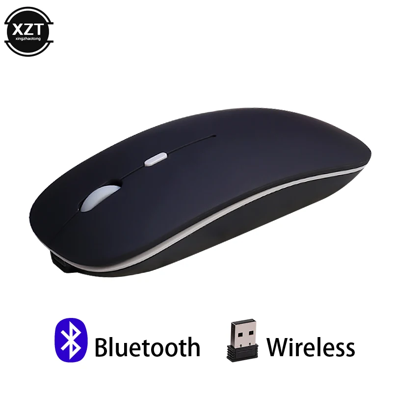 Bluetooth мышь компьютерная беспроводная Бесшумная 2 4 ГГц USB|Мыши| |