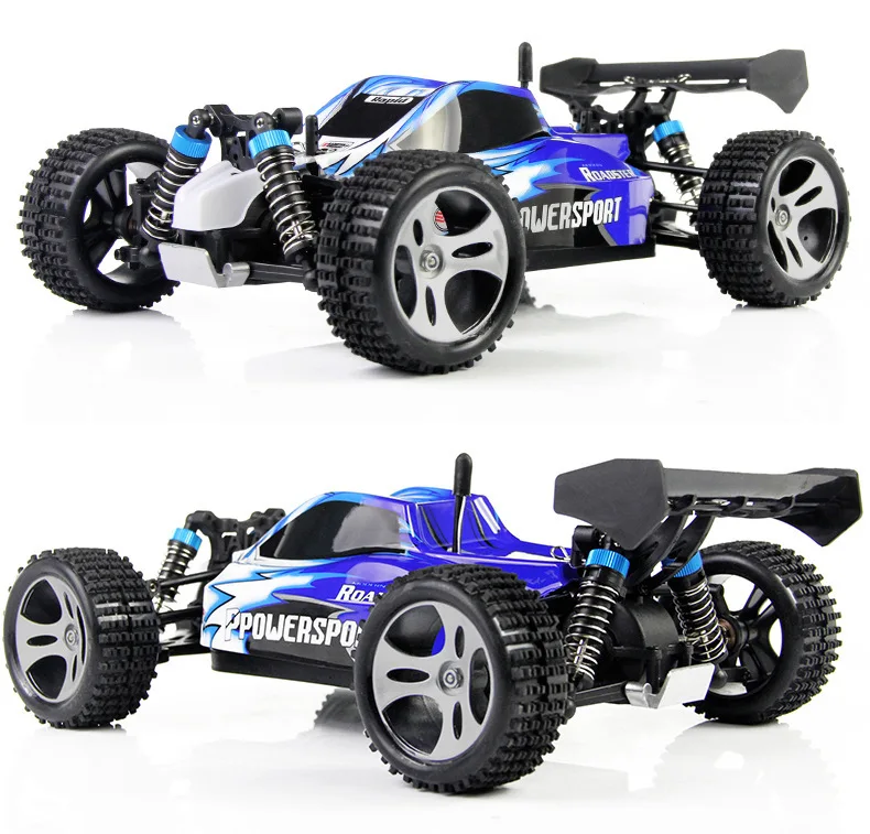 Синий Радиоуправляемый автомобиль игрушки A959 2,4G 1:18 Масштаб внедорожный автомобиль багги высокая скорость Гоночный Автомобиль Дистанционное управление грузовик 4 колеса альпинист - Цвет: Синий