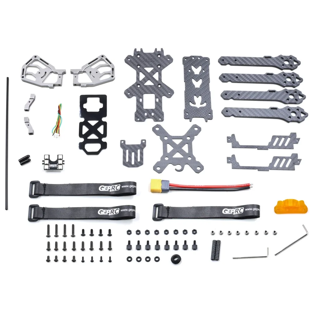 GEPRC GEP KHX4/KHX5/KHX6 Hybrid X Elegant 4 мм Arm Type Frame Kit w/ PDB 5V & 12V для радиоуправляемых моделей DIY