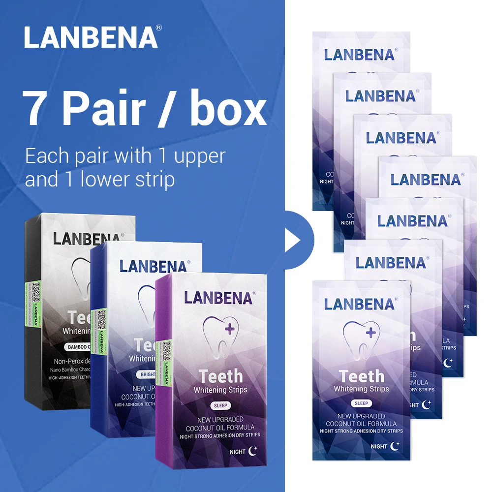LANBENA полоски для отбеливания зубов удаляет пятна полости рта гигиенические белые виниры для зубов отбеливание зубов Стоматологические Инструменты Уход за кожей