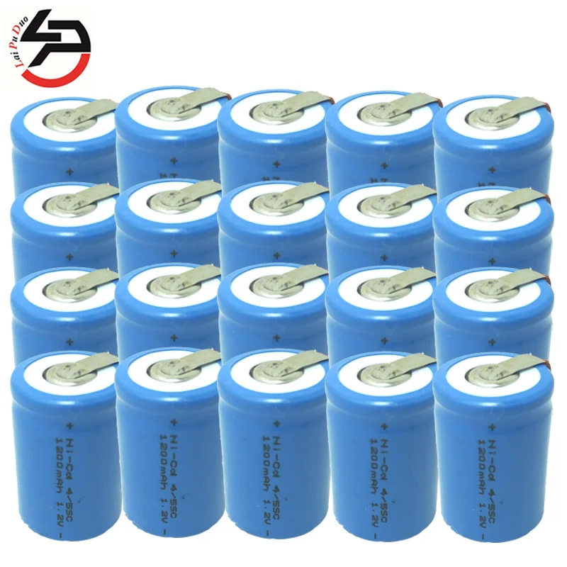 4/5 Sub C 1200mAh 1 2 V 4/5SC NI CD аккумуляторная батарея для электроинструментов 20