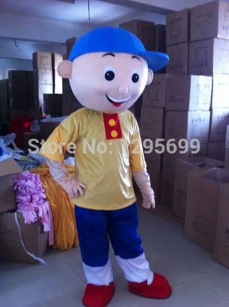 Костюм талисмана Caillou для взрослых на Хеллоуин Горячая распродажа | Тематическая