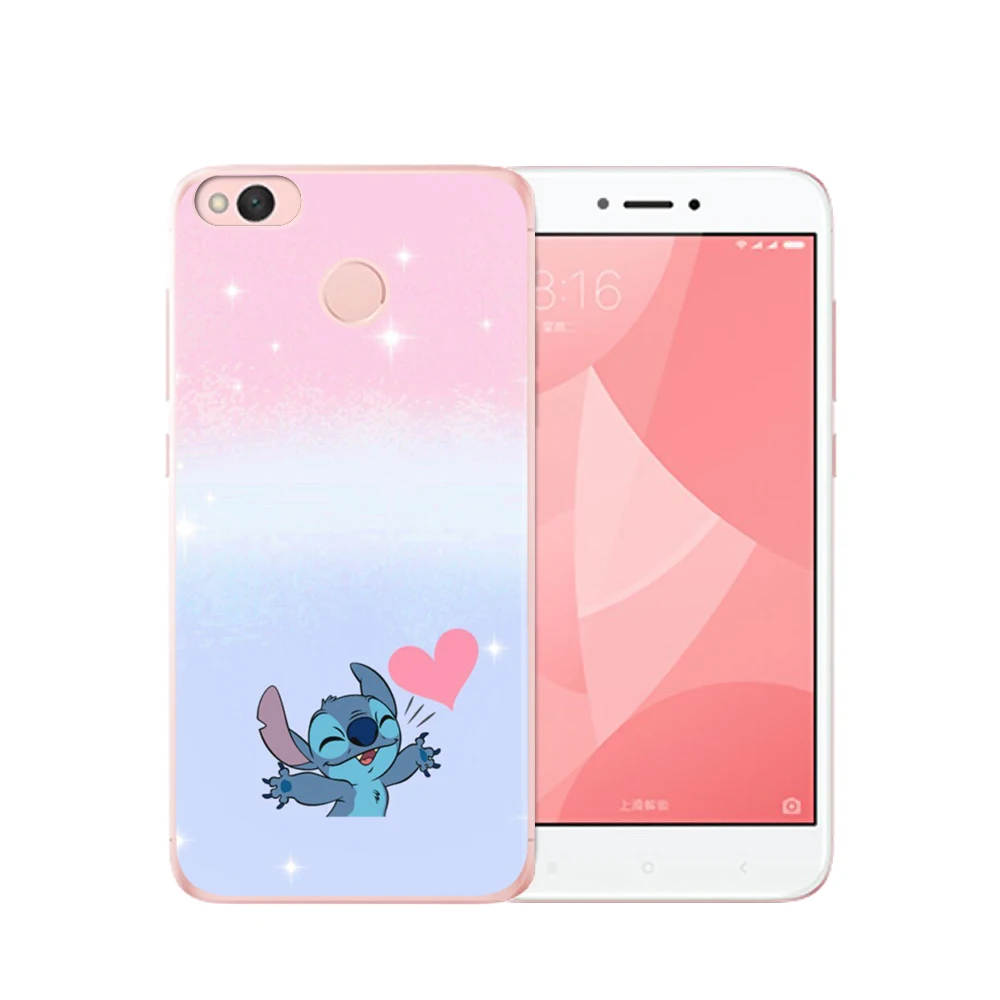 Чехол с рисунком для мобильного телефона Xiaom Redmi 4 4x pro 4A 5A 5 6 7 Plus Note 3 Prime 6A Stitch -