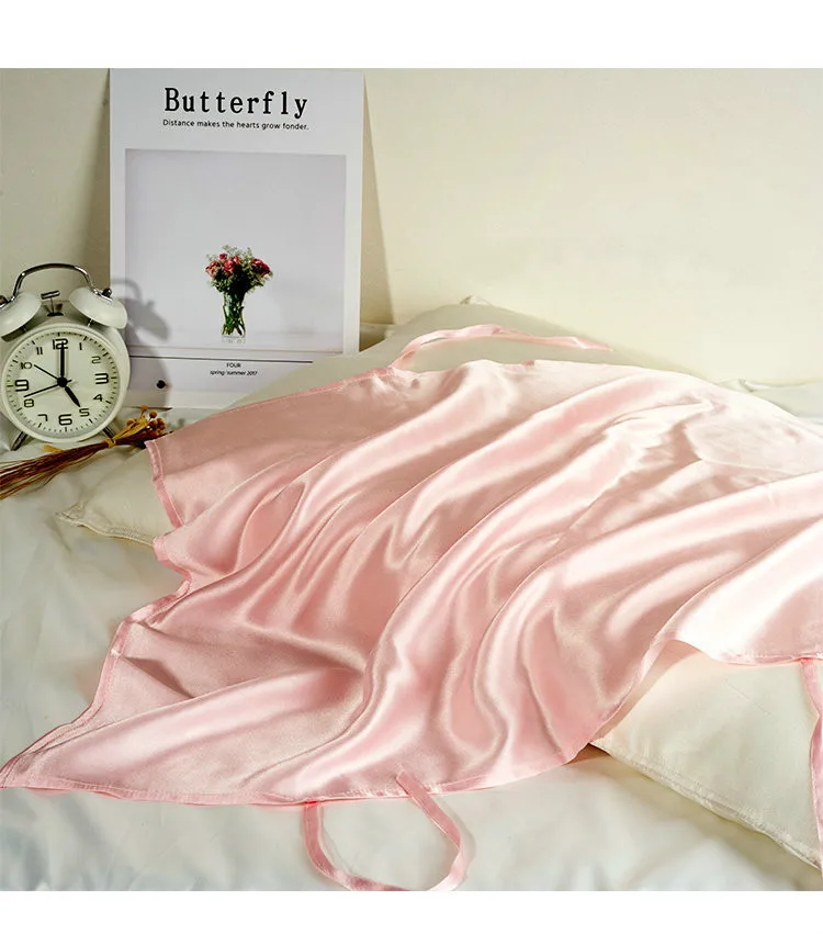 

2pcs Silk Pillowcases Mulberry Pillow Case without Zipper for Hair and Skin Hypoallergenic poszewki na poduszki 52x74cm