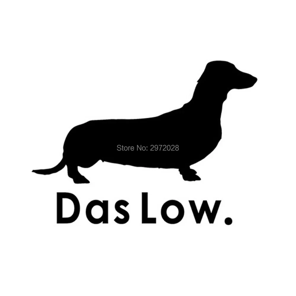 

Lovely Cartoon Car Styling Dashhunt Dog Das Low Creative Decoration Auto Decal Cartoon Car Reflective Car Body Pattern Vinyl