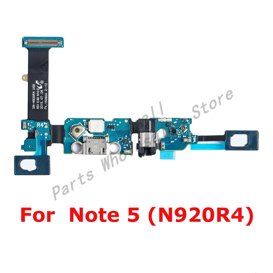 For Sam Galaxy Note 5 N920A N920P N920R4 N920T N920V Dock Connector Charger Charging Port USB Flex Cable Note5 Replacement Part | Мобильные