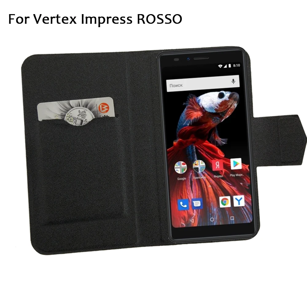 5 цветов лидер продаж! Кожаный чехол для телефона Vertex Impress ROSSO заводская цена