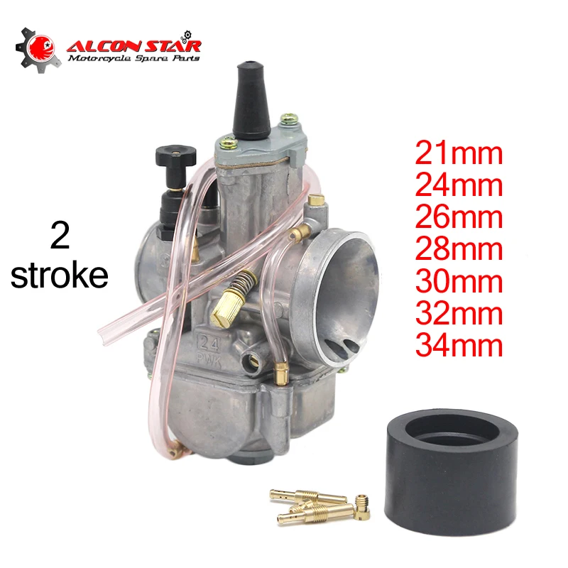 Alconstar 21 24 26 28 30 32 34 мм 2 тактный двигатель мотоцикла PWK Карбюратор с силовым