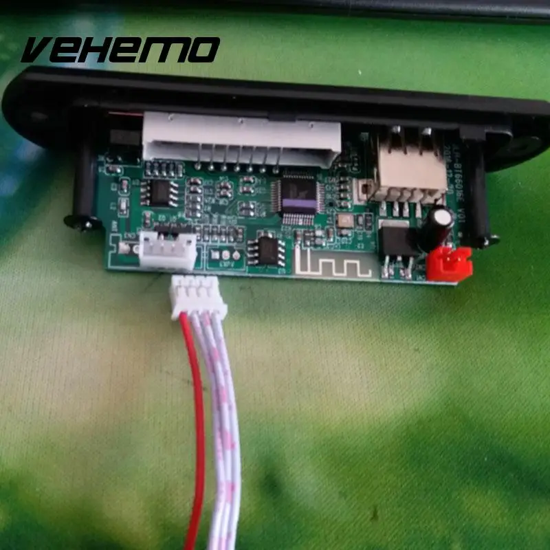 DC 12V автомобильный светодиодный USB AUX Bluetooth MP3 декодированная плата HiFi усилитель