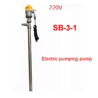 sb 3 1 electrical barrel pump explosion proof motor stainless steel 150lmin 220v50hz 5025mm electrical liquid pump 880w