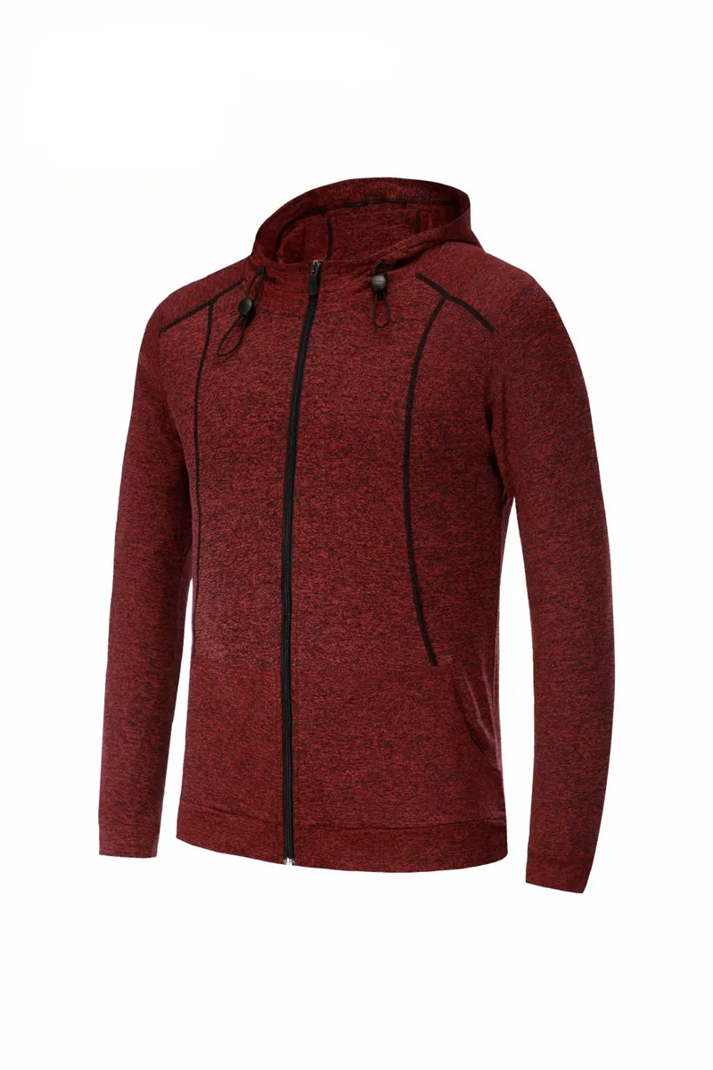 Мужские куртки свитер компрессионный Спорт на открытом воздухе Футбол