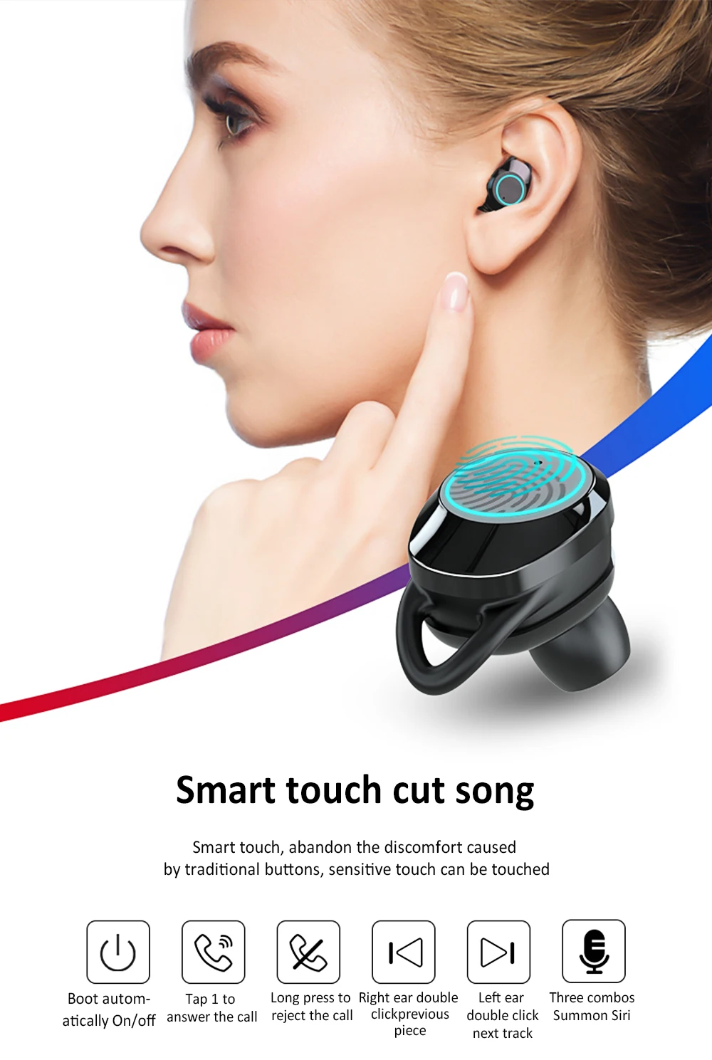 Nasin X8 TWS Новые беспроводные Bluetooth 5,0 наушники с глубоким басом водонепроницаемые наушники с микрофоном зарядная коробка для телефона ПК