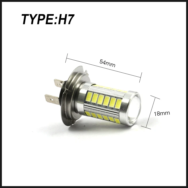 1x5630 33SMD Автомобильная лампочка светильник 12V движения вождения s туман H4