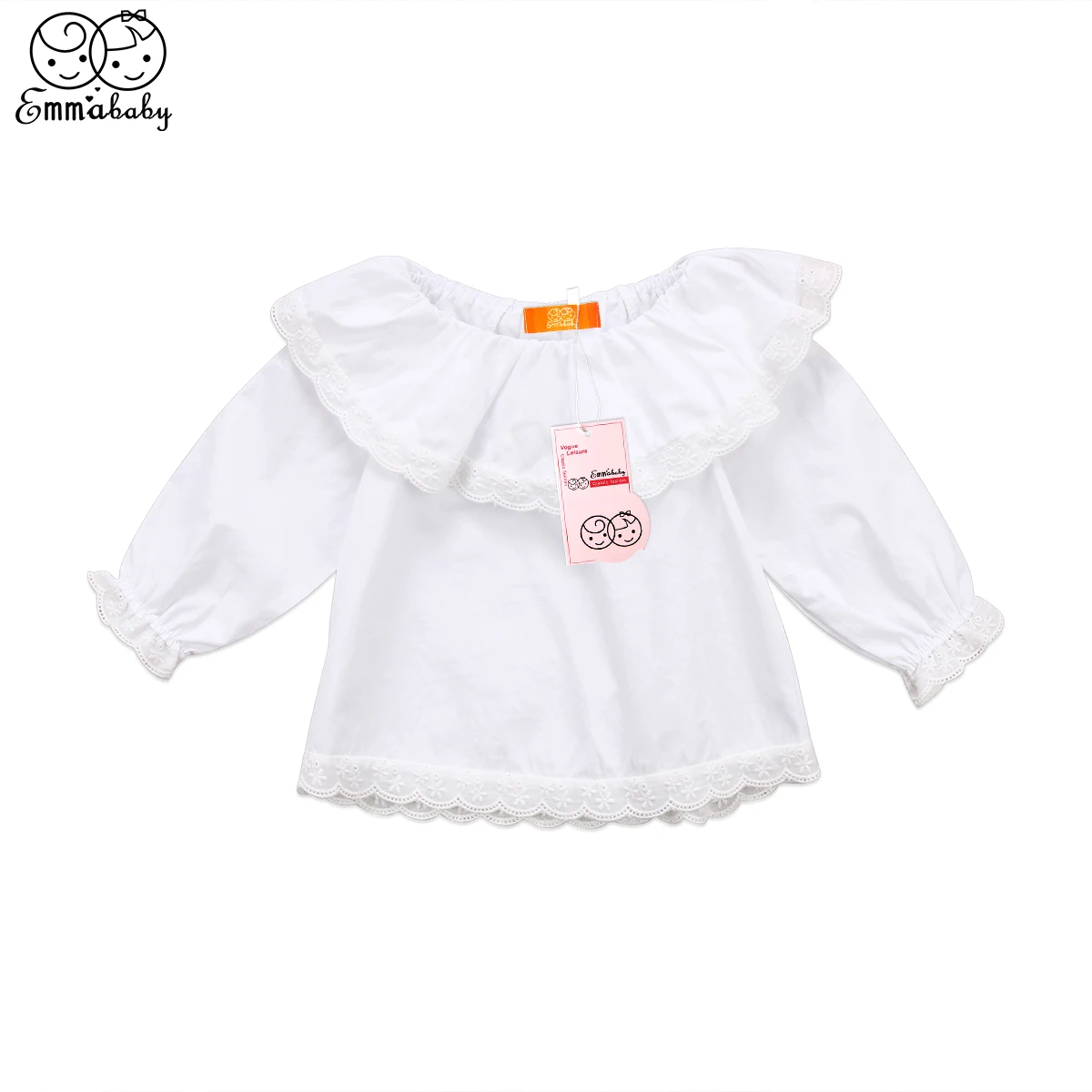 Летние новые милые блузки для маленьких девочек красивый топ новорожденных с