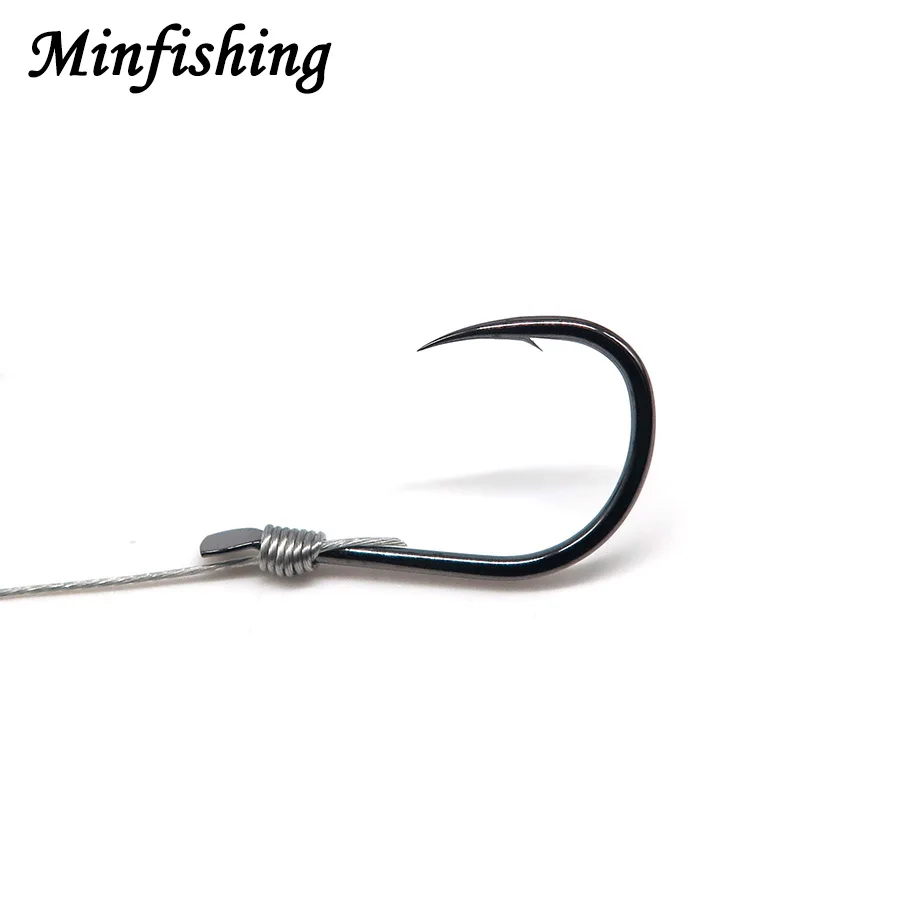 Minfishing 5 шт. рыболовный крючок Sabiki проволочная линия с баррель вертлюжная Рыбалка крючок из высокоуглеродистой стали рыболовный крючок морская рыбалка
