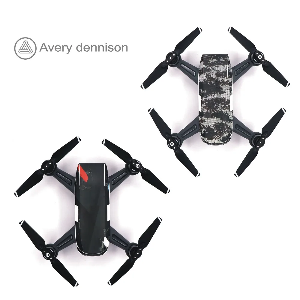 Nesest 6 шт. DJI Spark Fuselage наклейка для кожи s Aircraft водонепроницаемая ПВХ Пылезащитная пленка наклейка наклейки Пастер для Spark