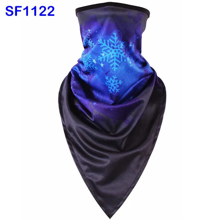 SF1122 WildSurfer треугольник шарф Печать езда половина маска для лица для велосипеда ветрозащитные Балаклавы дышащие банданы сноуборд шарфы FJ41 - Цвет: SF1122