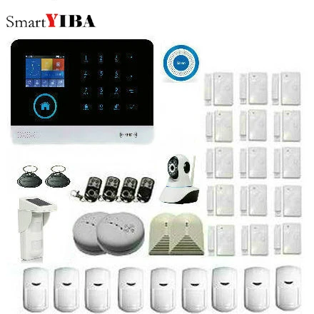 SmartYIBA домашняя Аварийная сигнализация wifi gsm наборы беспроводной сенсорный
