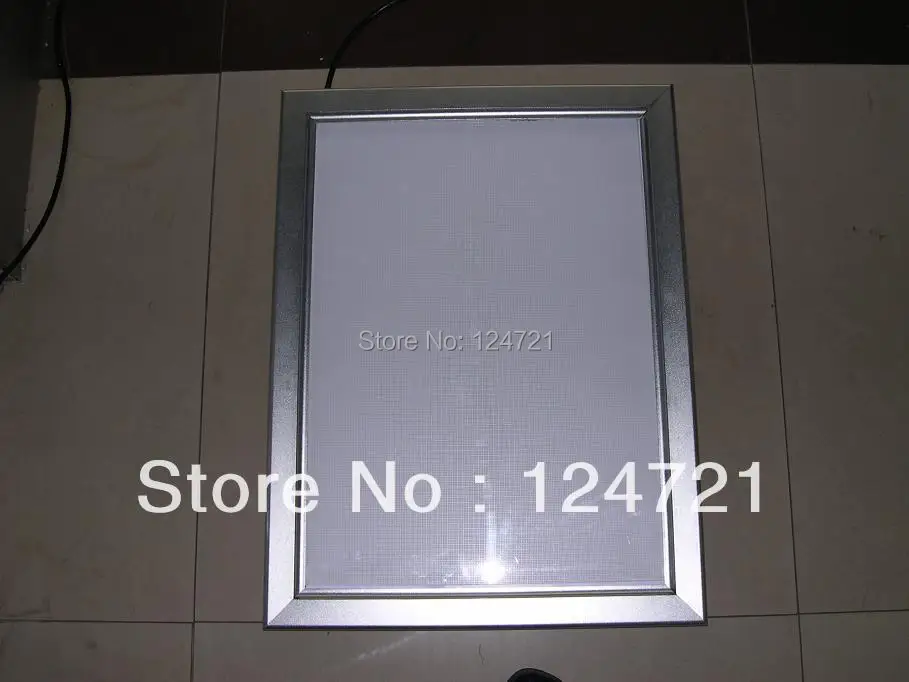 Размер A1 светодиодные рекламные рамки алюминиевый профиль витрина светодиодный