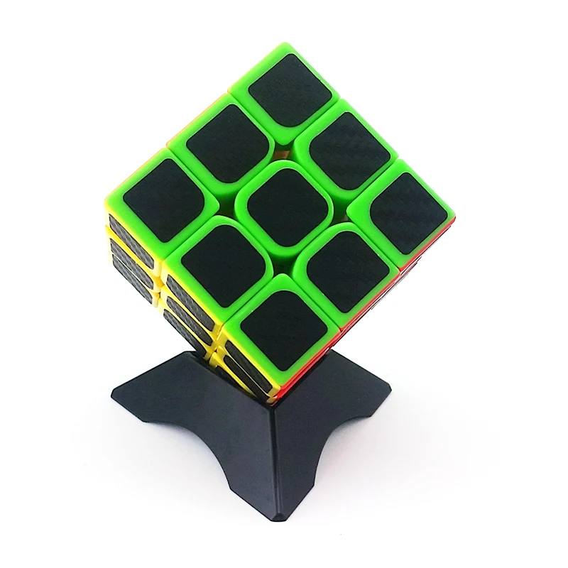 3x3x3 магический куб профессиональный скоростной из углеродного волокна Черная