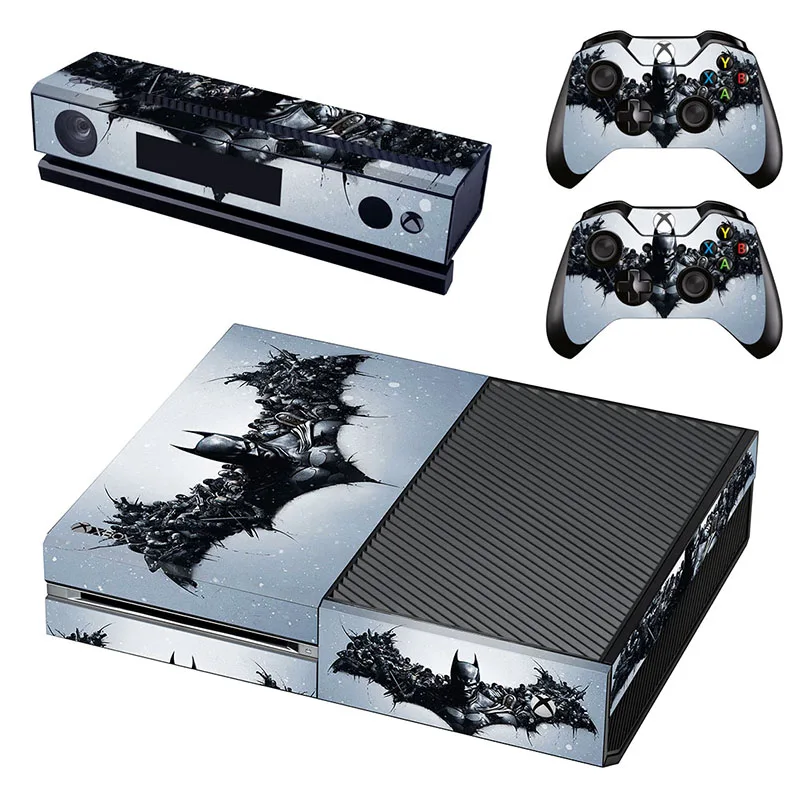 Batman Protective Game Sticker For Xbox One Console Skins + 2 Controller Kinect Cover Skin Stickers | Электроника