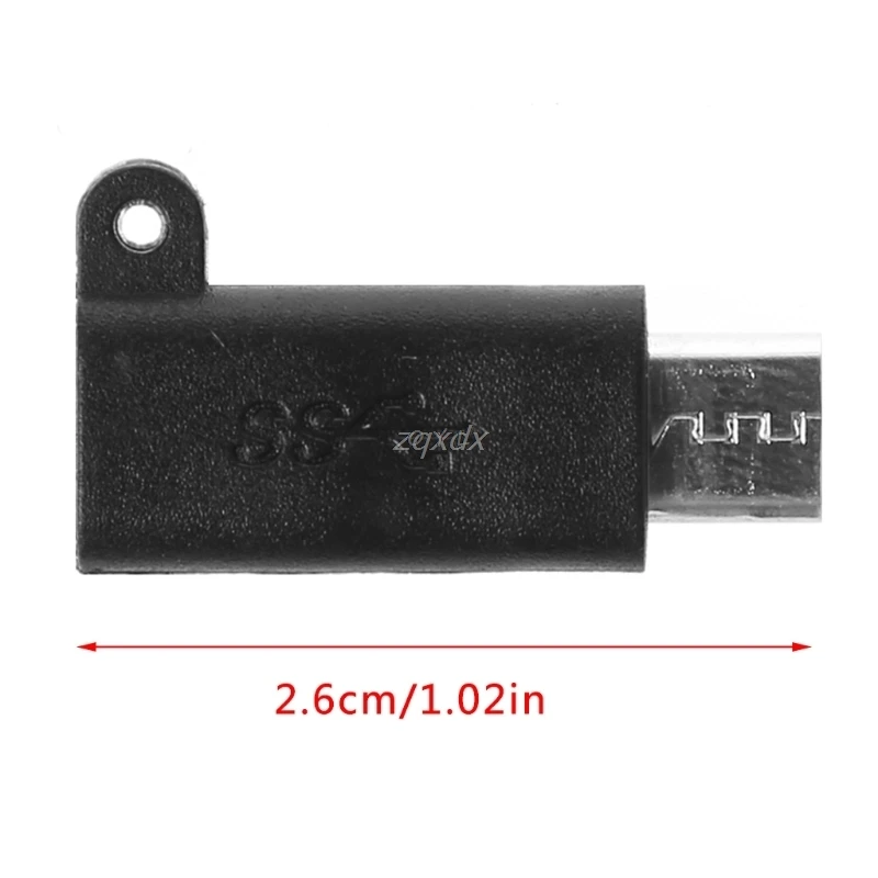 Micro USB 2 0 Тип B папа к 3 1 C Женский адаптер для зарядки данных м Прямая