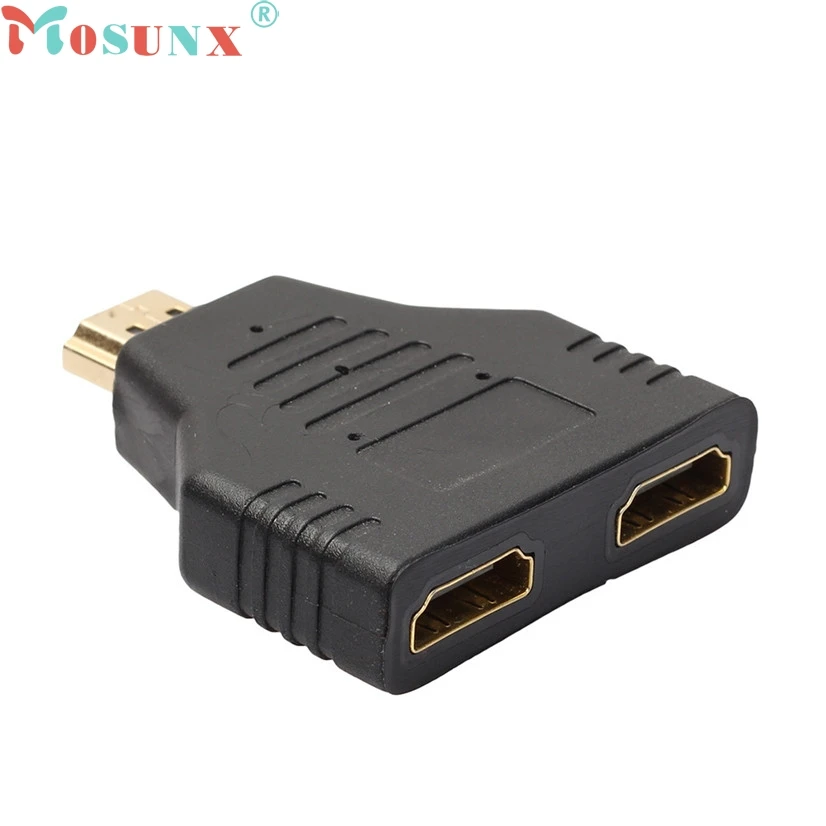 Цена по прейскуранту завода MOSUNX Горячая продажа HDMI папа к двойному Женский 1 2 Way