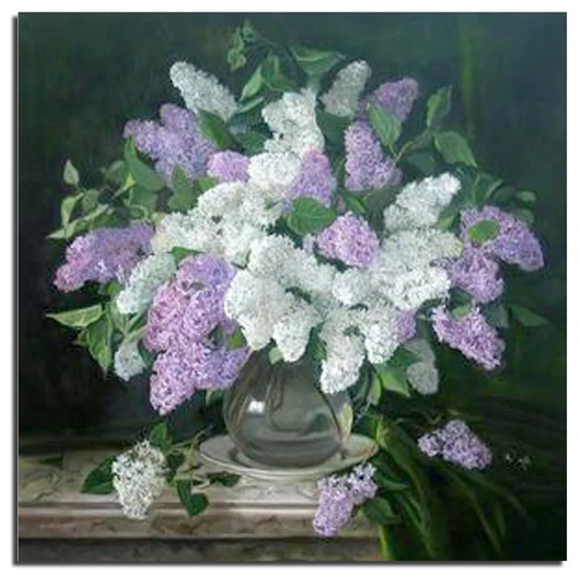 Алмазная 5D картина сделай сам Lilac вышивка крестиком мозаика алмазная Цветы