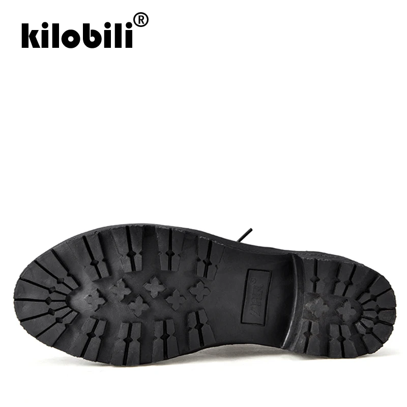 Kilobili/2019 весенние женские туфли оксфорды с перфорацией типа броги лодочки на