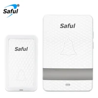 saful self powered waterproof wireless doorbell 28 ringtons euusukau plug 150m range distance 110 220v electrical door bell