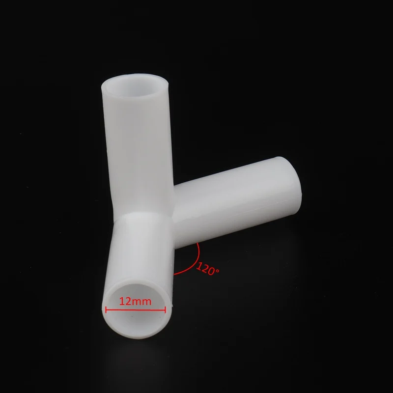 Прямой коленчатый тройник из ПВХ 5 шт. 12 мм четырехходовой соединитель 90 120 135