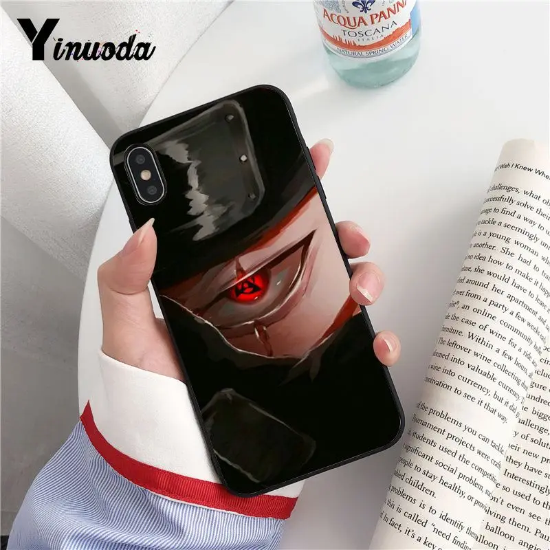 Чехол Yinuoda Naruto Itachi Uchiha для iPhone 6S 6plus 7 7plus 8 8Plus X Xs MAX 5 5S XR Fundas Capa | Мобильные телефоны и