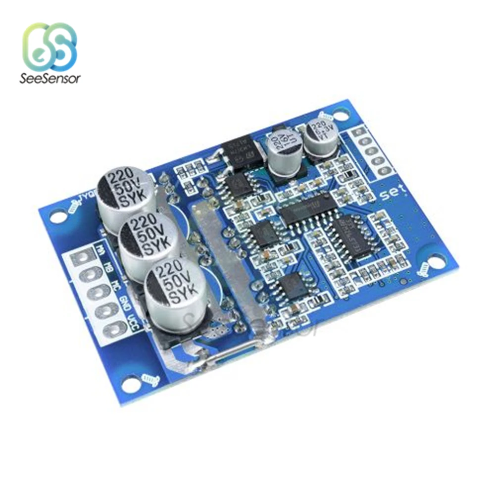 Бесщеточный ШИМ контроллер двигателя постоянного тока 12 В 36 500 Вт регулятор