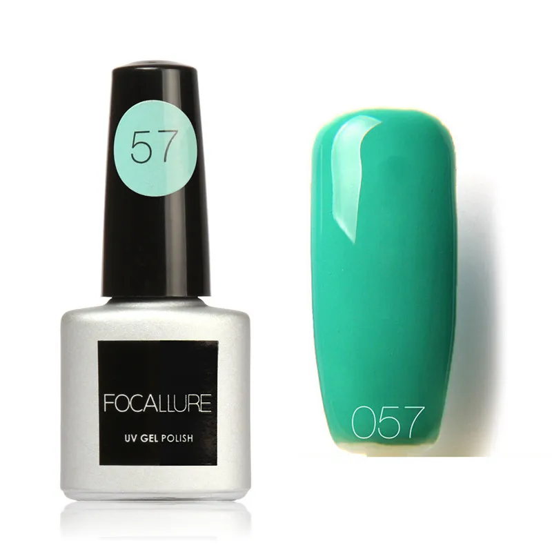 057 FOCALLURE, 20 цветов, 7 мл, замочить, зеленая серия, Гель-лак, светодиодный, УФ-гель, лаки для ногтей, лак, грунтовка, гель-лаки - Цвет: 057