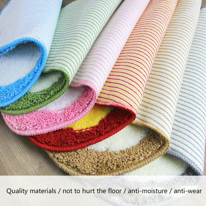 Качественные милые флокирующие коврики для ножек коврик ванной