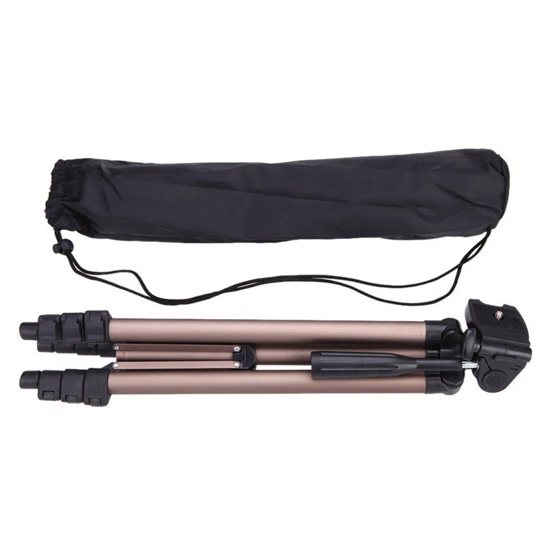 Protable Camera Tripod Stand with Rocker Arm for Canon Nikon Sony DSLR Camcorder tripod stand Load 2.5kg |