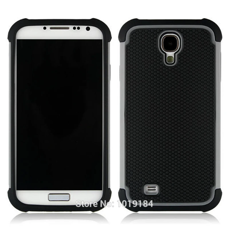 S4 мяч зерна пластиковый чехол противоударный для Samsung Galaxy i9500 I9502 I9506 гибридный