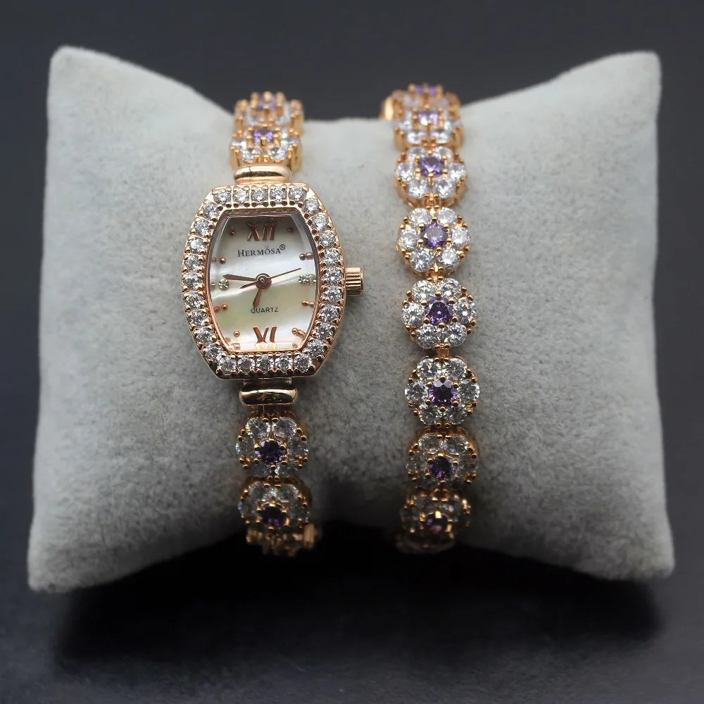 Женские часы-браслет Роскошные наручные часы японский кварцевые браслет H-2032 |