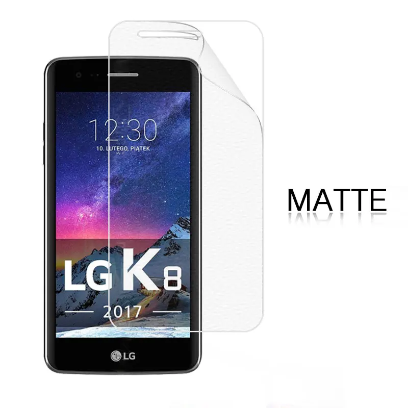 HD прозрачный глянцевый чехол для LG K8 2017 X240H с антибликовым покрытием и защитой от
