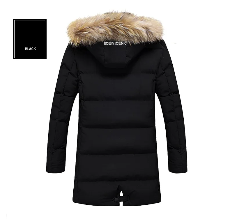 Fletiter, размер 8xl, Длинные парки, зимняя куртка, Мужская,, теплая, ветрозащитная, повседневная верхняя одежда, ватное пальто, большие карманы, высокое качество