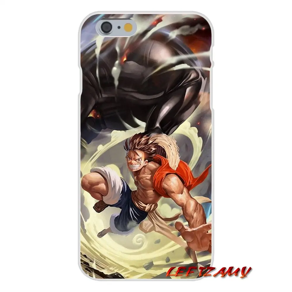 Мультяшный Один Кусок Луффи для iPhone X XR XS MAX 4 4s 5 5S 5C SE 6 S 7 8 Plus Аксессуары чехлы