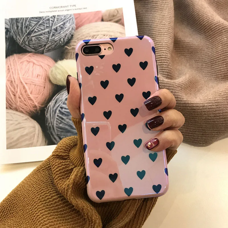 JiBan Love Чехол для мобильного телефона iphone 6 6s 7 8 plus X XS MAX XR все включено IMD мягкая