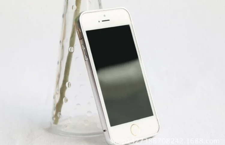 Ультра тонкий чехол для iPhone i5 5S SE противоударный алюминиевый металлический бампер рамка чехол для iPhone5 5S SE 6 7 8 Plus X XS XR